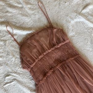 Tulle Midi Dress